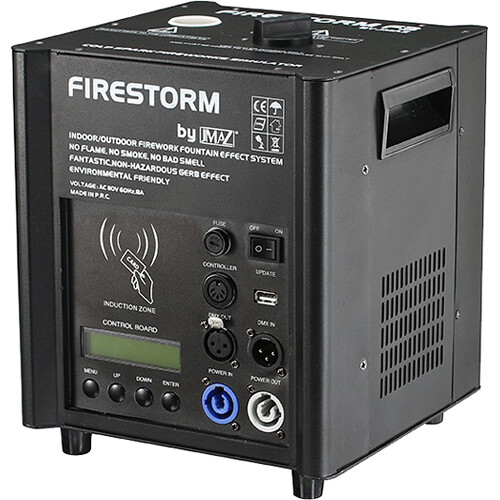 JMAZ Firestorm F3 Portable Cold Spark Machine (Black)