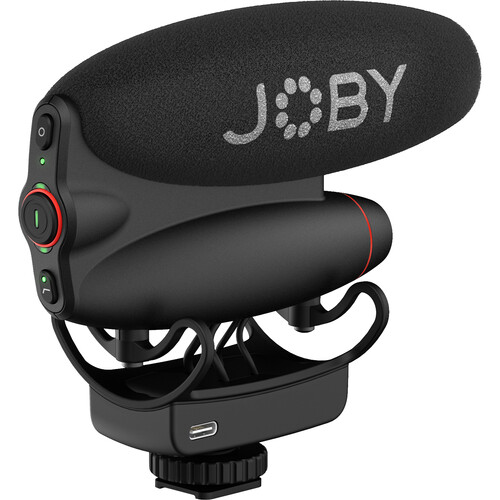 JOBY Wavo PRO DS Hybrid Analog/USB Camera-Mount Shotgun Microphone