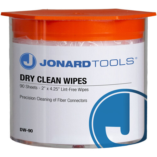 Jonard Tools DW-90 Dry Wipes for Cleanin