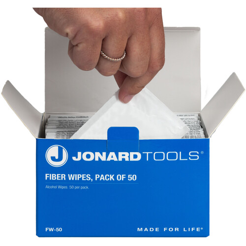 Jonard Tools FW-50 Fiber Wipes (Pack of