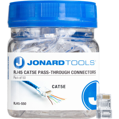 Jonard Tools Cat 5e RJ45 Pass-Through Co