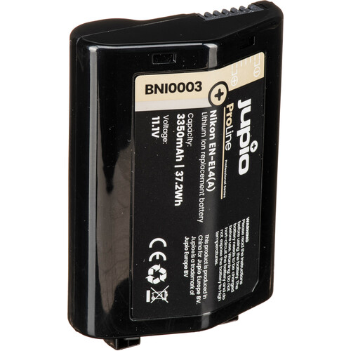Jupio ProLine EN-EL4/EN-EL4A Li-Ion Battery Pack (11.1V 3350mAh)