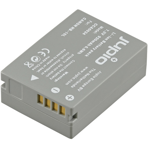 Jupio NB-10L Lithium-Ion Battery Pack (7.2V 920mAh)
