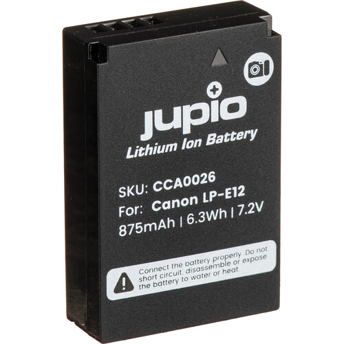 Jupio LP-E12 Lithium-Ion Battery Pack (7.2V 875mAh)