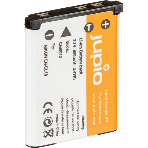Jupio EN-EL10 Lithium-Ion Battery Pack (3.7V 650mAh)