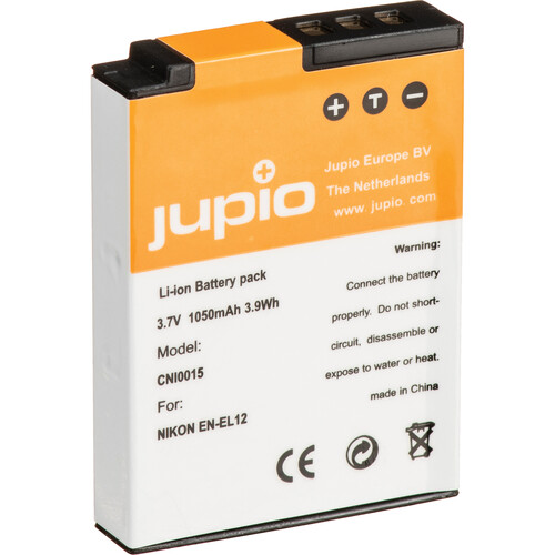 Jupio EN-EL12 Lithium-Ion Battery Pack (3.7V 1050mAh)