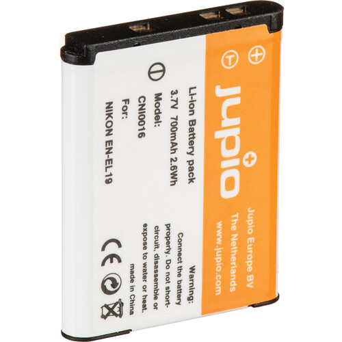 Jupio EN-EL19 Lithium-Ion Battery Pack (3.7V 700mAh)