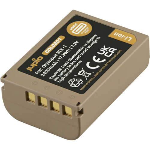 Jupio BLX-1/BLX1 Ultra C Battery with USB-C Charging Port (2400mAh)
