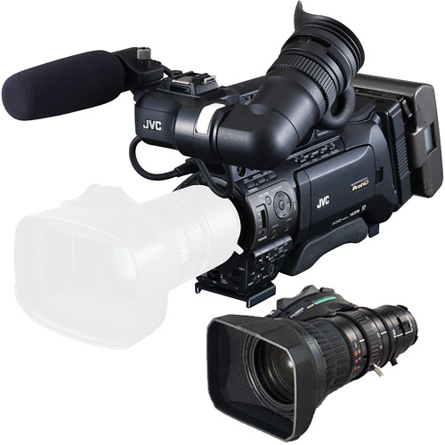 JVC GYHM850 ProHD Shoulder Mount Camcorder GYHM850F17 B&H Photo