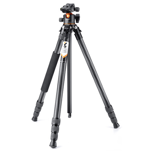 K&F Concept Professional Carbon Fiber Tripod with Monopod & Ball Head (70