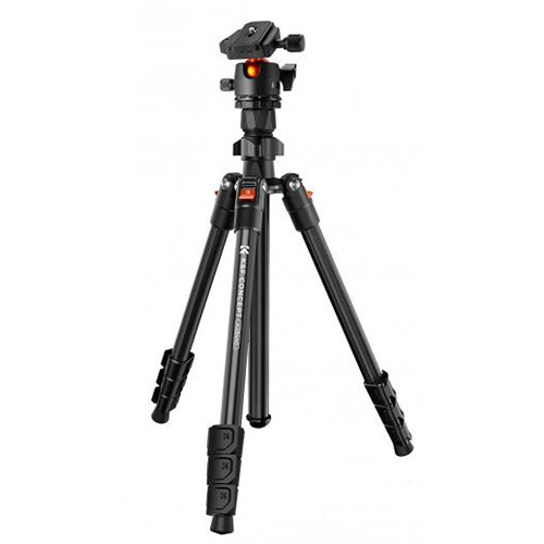 K&F Concept BI234M Lightweight Magnesium Travel/Vlog Tripod with Ball Head