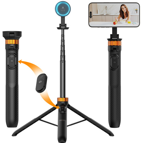 K&F Concept MS19 Magnetic Selfie Stick Tripod