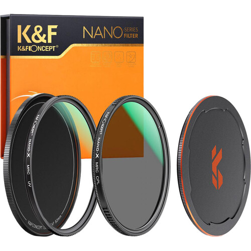 K&F Concept Nano-X Series MCUV & CPL Filter Kit (49mm)