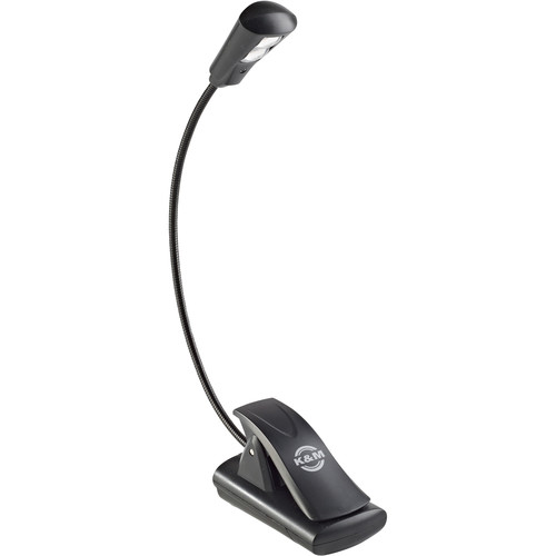 K&M 12242 FlexLight Music Stand (2 LEDs Black)