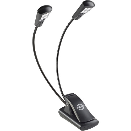 K&M 12246 Music Stand Double4 LED FlexLight