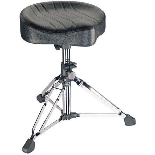 K&M 14000 Drummer's Throne Gomezz (Black and Chrome)