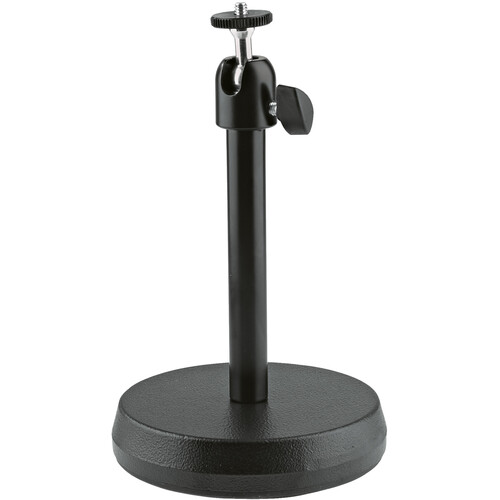 K&M Desktop Camera Stand (Round Base Black)