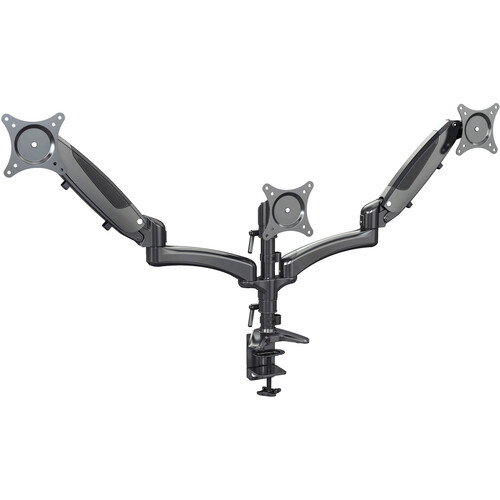 K&M Triple Monitor Desk Mount (Black)