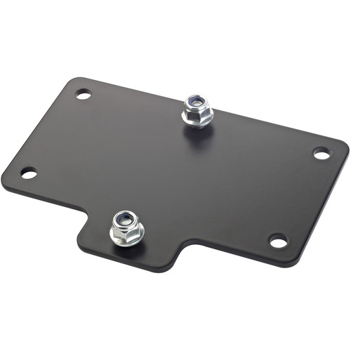 K&M Adapter Panel 4 Horizontal Mounting Bracket (Black)
