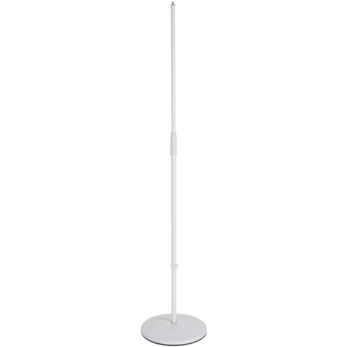 K&M Microphone Stand with 26125 Base (White) 2601050076 B&H
