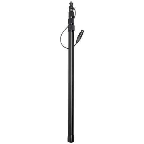K-Tek KE-89CC Avalon Series Aluminum Boompole with Internal XLR Cable with shotgun mount