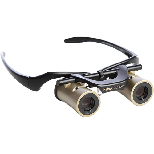 KabukiGlasses 4x13 HD Theater/Opera Glasses/Binoculars (above 30/100 Vision Black)
