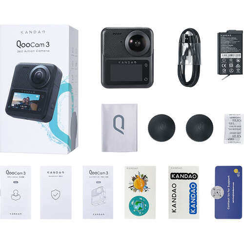 Kandao QooCam 3 360 Camera Travel Combo