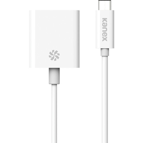 Kanex USB Type-C to VGA Adapter (4", White)