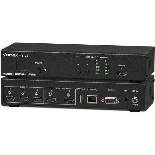KanexPro 4 x 2 HDMI 4K/60 Matrix Switcher with HDR10 & EDID Management