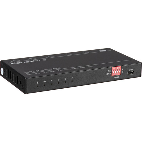 KanexPro SP-1X4SL18G 1x4 Slim 4K HDMI Splitter