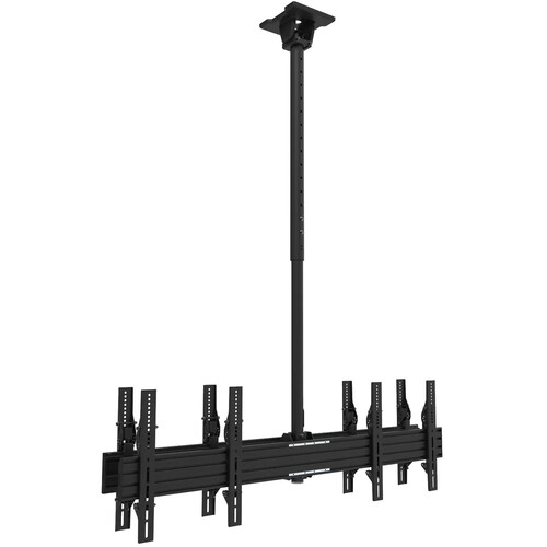 Kanto Living Back-To-Back Quad-Screen Ceiling Mount for Four 40-45