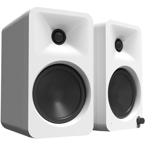 Kanto Living ORA4 Active 2-Way Reference Desktop Speakers with Bluetooth Streaming (Matte White Pair)