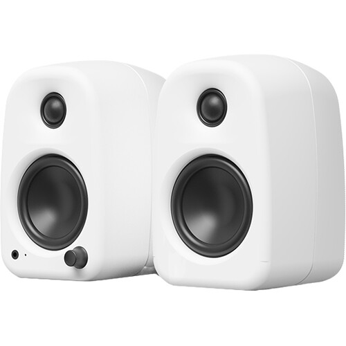 Kanto Living Uki 2-Way Active Desktop Speakers with Bluetooth (Chalk Pair)