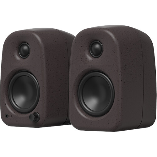 Kanto Living Uki 2-Way Active Desktop Speakers with Bluetooth (Pumice Pair)