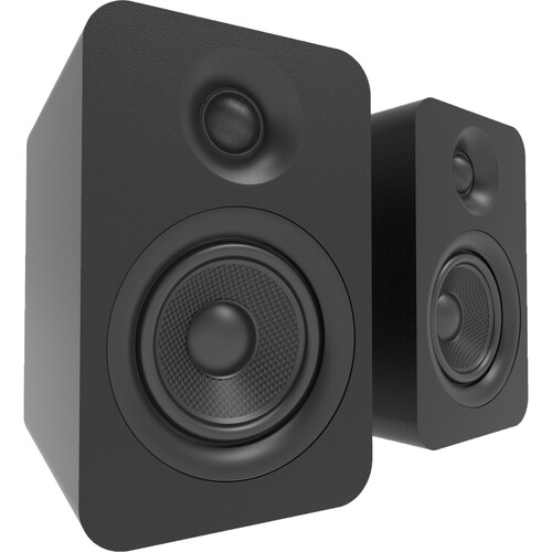 Kanto Living YUP4 2-Way Bookshelf Speakers (Matte Black Pair)