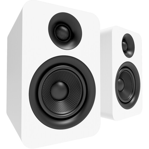 Kanto Living YUP4 2-Way Bookshelf Speakers (Matte White Pair)