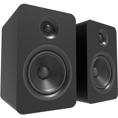 Kanto Living YUP6 2-Way Bookshelf Speakers (Matte Black Pair)