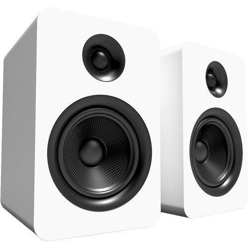 Kanto Living YUP6 2-Way Bookshelf Speakers (Matte White Pair)