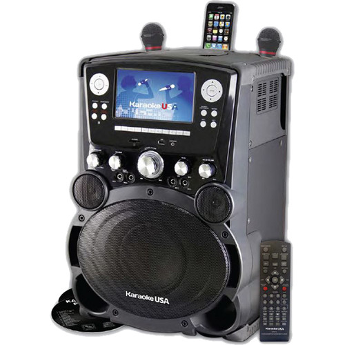 Karaoke USA GP975 Bluetooth Karaoke Player with 7" Color GP975