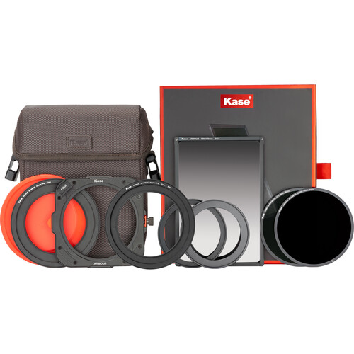 Kase Armour Entry Level Kit II (3 Filters 4 Adapter Rings 1 Bag 1 Cap)