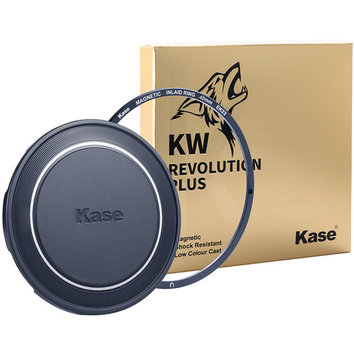 Kase Magnetic Lens Cap and Inlaid Ring (49mm)