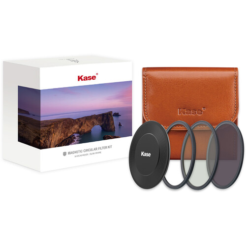 Kase MCUV CPL & ND64 Filter Kit with Lens Cap (82mm)