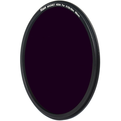 Kase K8 Magnetic ND64 6 Stop Filter for K8 / K100 Slim 100mm Holder 86mm Optical Glass