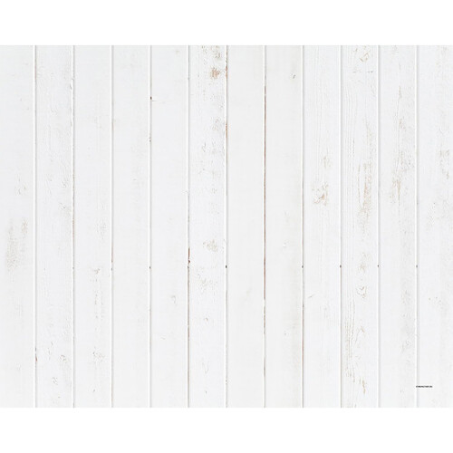 Kate Backdrop White Wood Rubber Floor Mat (8 x 5')