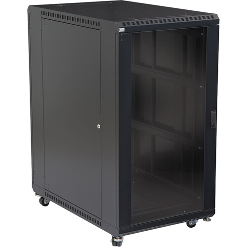 Kendall Howard 22U LINIER Server Cabinet with One Glass and One Vented Door (36
