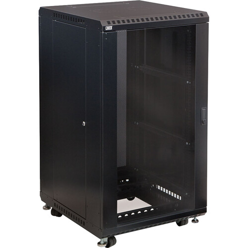Kendall Howard 22U LINIER Server Cabinet with One Glass and One Vented Door (24