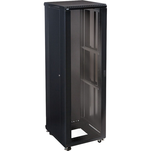 Kendall Howard 42U LINIER Server Cabinet with One Glass and One Vented Door (24