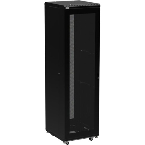 Kendall Howard 45U LINIER Server Cabinet with One Glass and One Vented Door (24