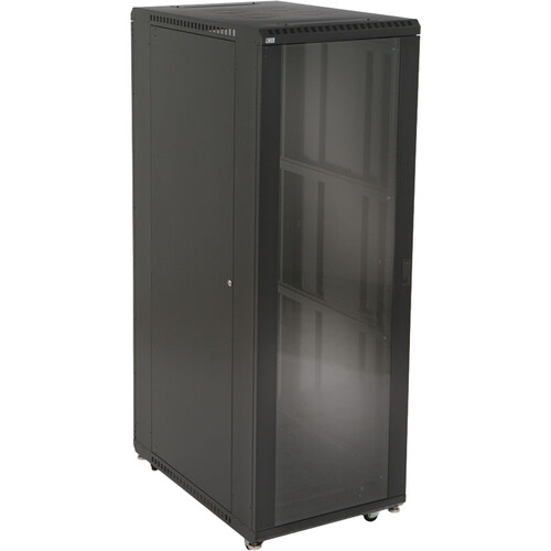 Kendall Howard 37U LINIER Server Cabinet with One Glass and One Solid Door (36