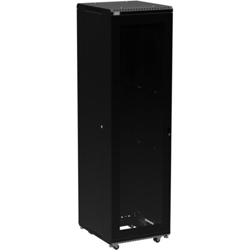 Kendall Howard 45U LINIER Server Cabinet with One Glass and One Solid Door (24
